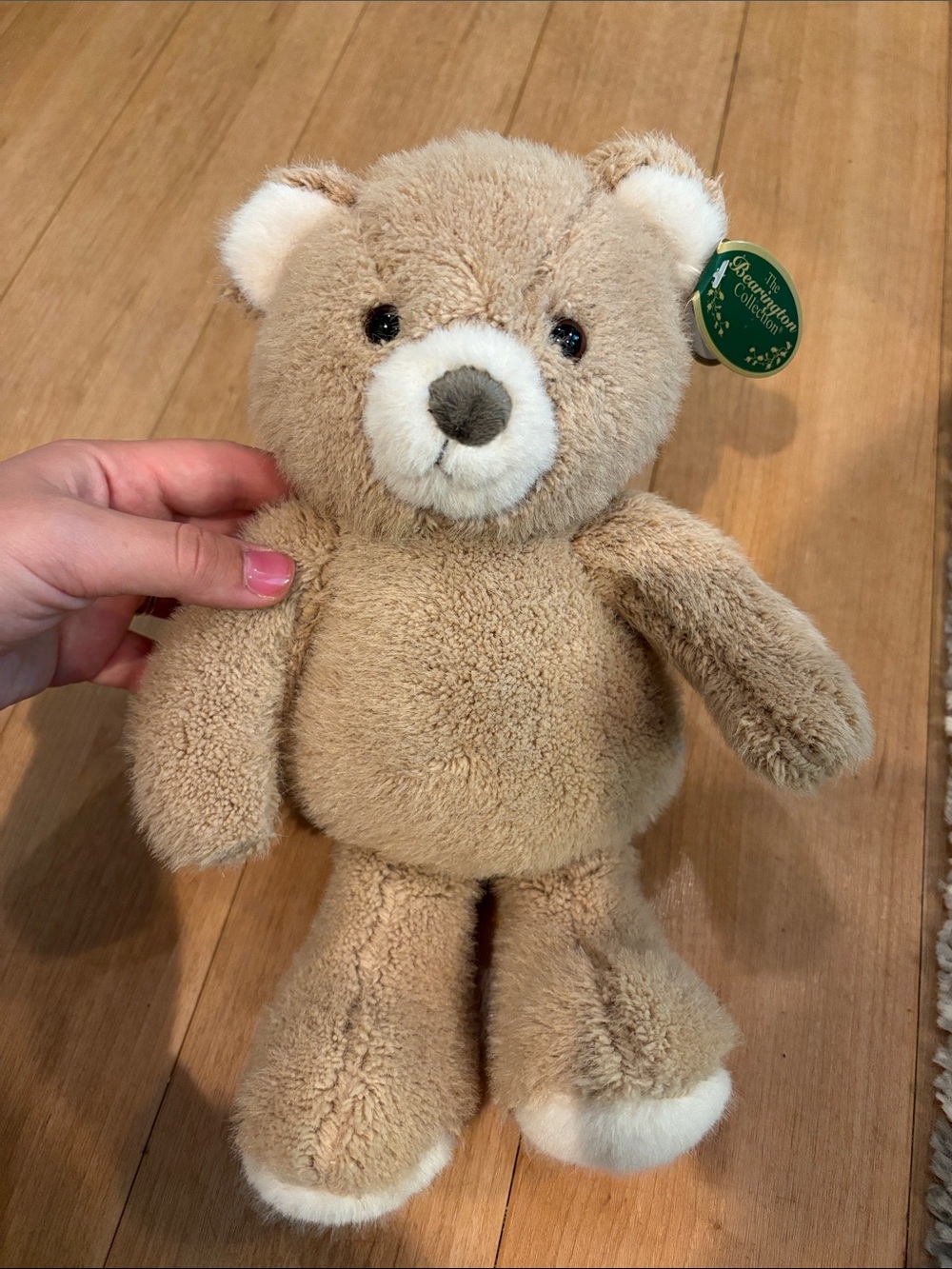 Classic Beige Plush Teddy Bear - Soft Huggable Kids Toy
